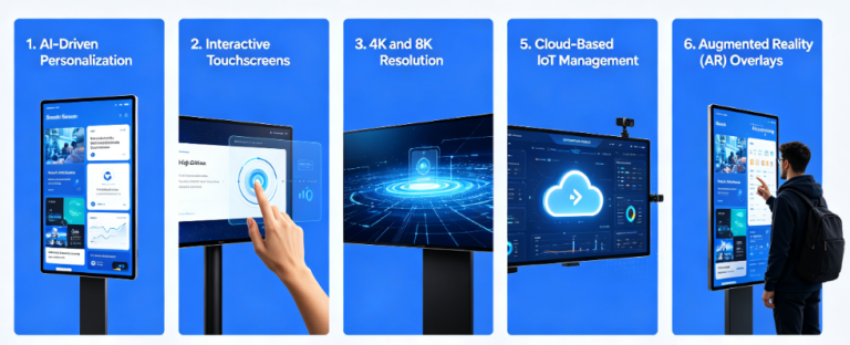 The Future of Digital Signage: 6 Trends You Can’t Ignore