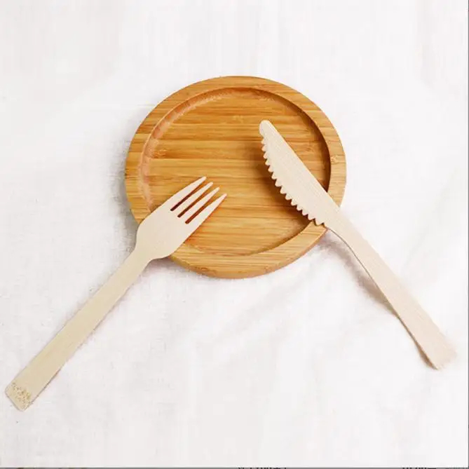 img_alibaba_1782455458.jpeg 2023 Popular Hotel Take-out Disposable Bamboo Tableware Knife, Fork and Spoon Low Price Customized logo Eco Degradable Natural