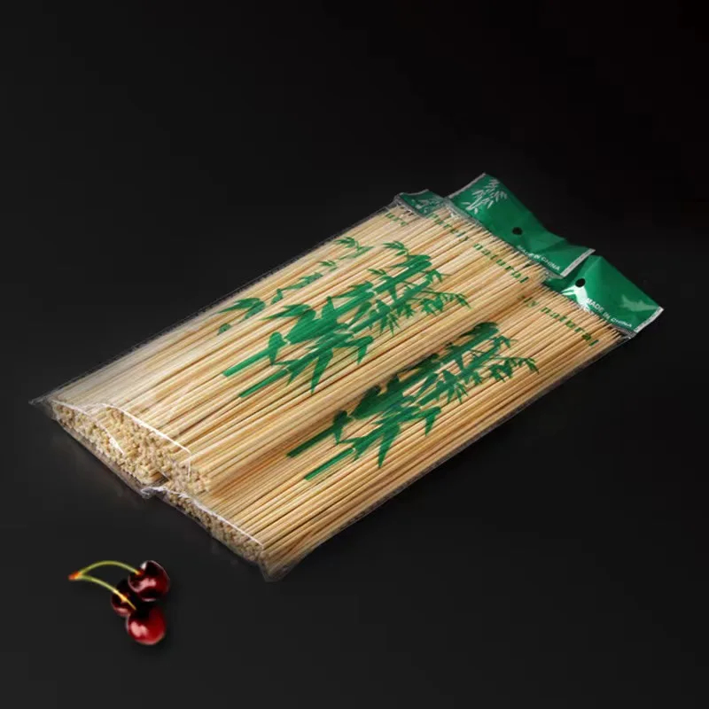 img_alibaba_1782560934.jpeg Factory Discount 20cm 30cm 40cm 50cm Barbecue Roasting Kabob Beef Disposable Bamboo Skewer Sticks