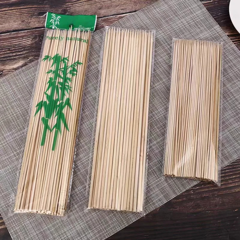 img_alibaba_1782560963.jpeg Bamboo Skewers Pack Bag Tools Meat Impaling Machine;bbq;hand Skewer Sticks in China