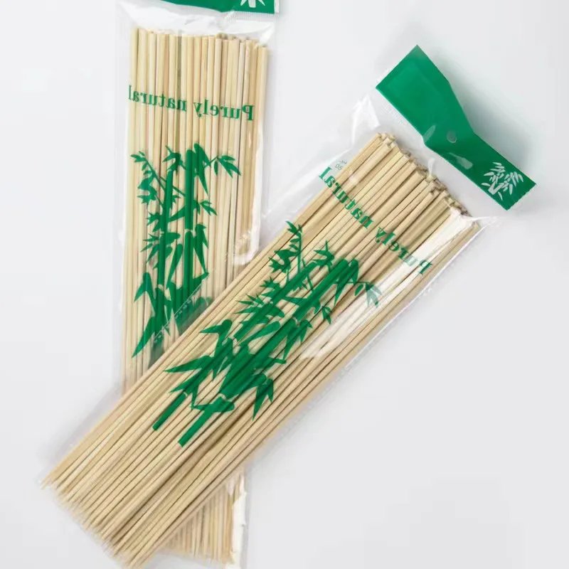 img_alibaba_1782561387.jpeg Large 40 cm Bamboo Skewer Sticks for Hot Dogs BBQ Wood Paddle Teppo Packaged in a Bag Tools for Barbecue