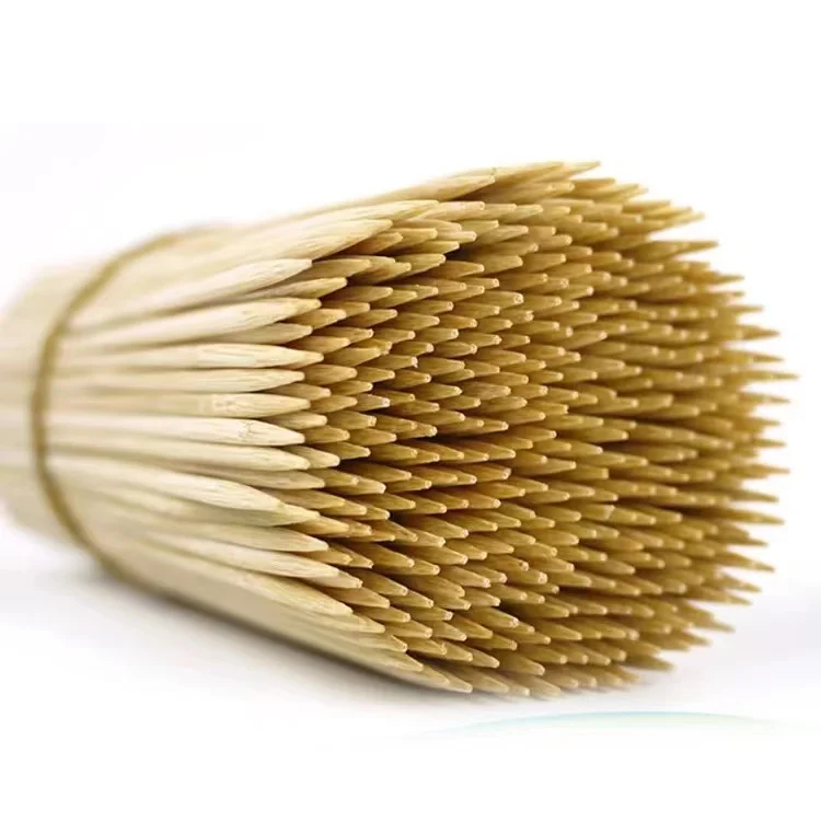 img_alibaba_1782564561.jpeg Biodegradable Korean Style Semi-pointed Square Bamboo Charcoal Skewers BBQ Sticks with Your Logo