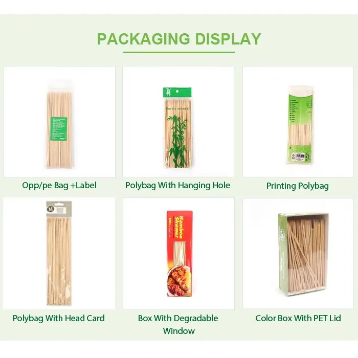 img_alibaba_1782564590.jpeg Biodegradable Korean Style Semi-pointed Square Bamboo Charcoal Skewers BBQ Sticks with Your Logo