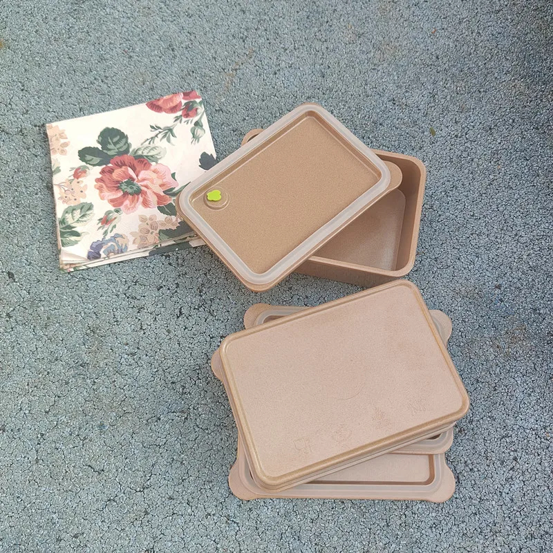 img_alibaba_1782654671.jpeg BPA Free High Quality Single Compartment Lunch Box with Heatable Plastic Lid for School & Restaurant Safe Food Storage