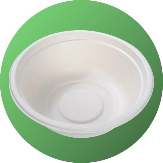 Wholesale 6 oz 7 oz 14 oz Compostable Biodegradable Food Bowl Biodegradable Sugarcane Bagasse Bowl with Lid