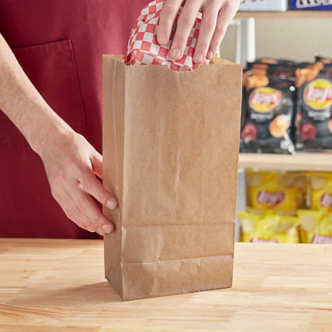 img_alibaba_1783066128.jpeg Wholesale Eco Friendly Durable Brown or White Color Kraft Paper Bag Various Size Paper Bag for Food Takeaway