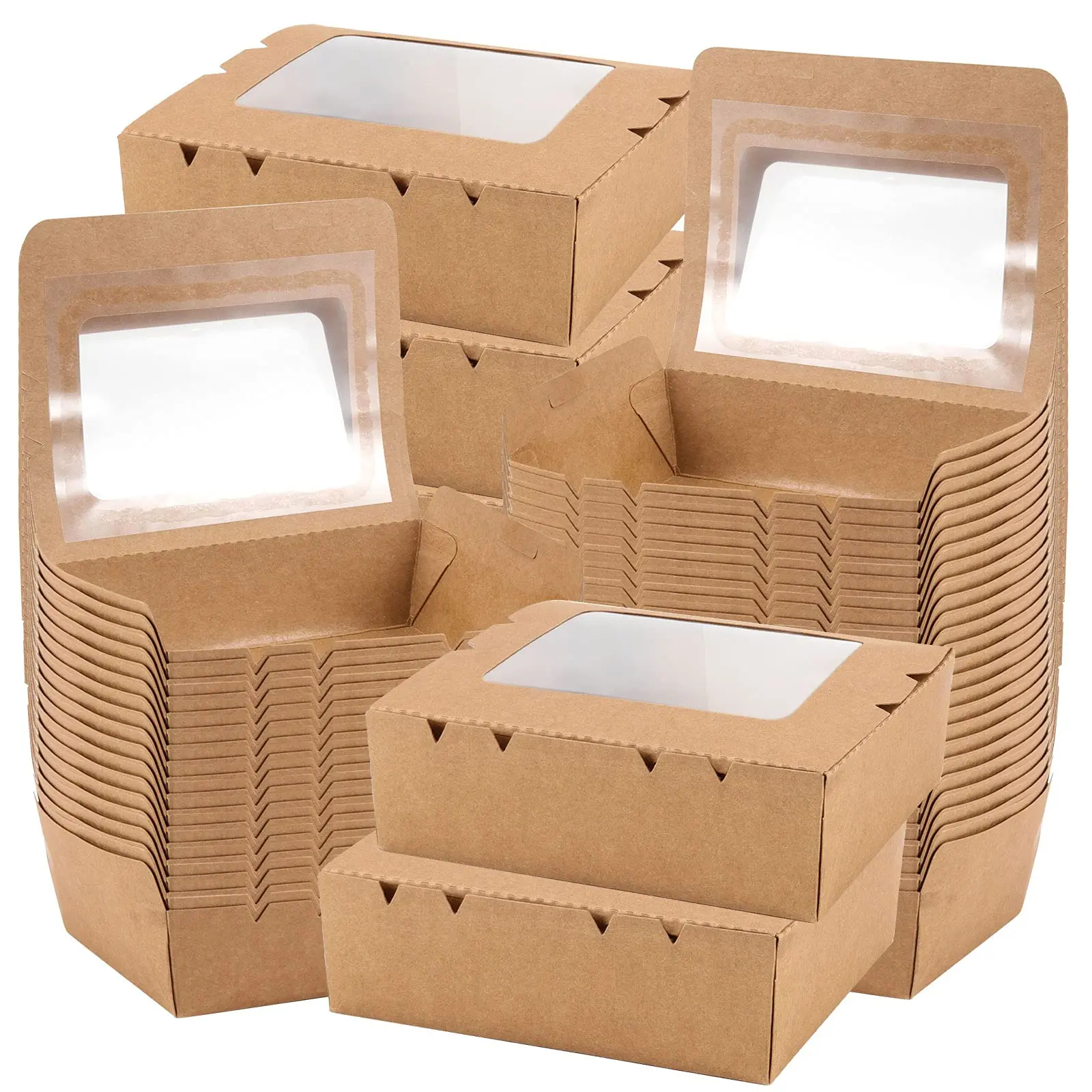 img_alibaba_1783066568.jpeg Wholesale Food Grade Paper Lunch Box Eco Friendly Small Medium Size Paper Cookie Box for Take Away