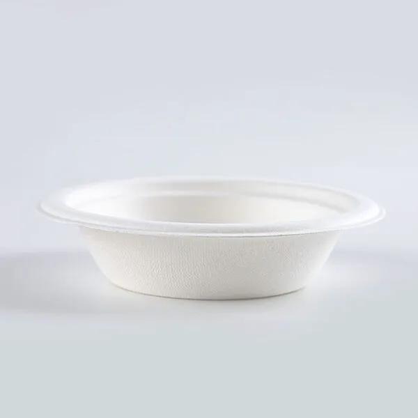 Wholesale Biodegradable Food Packing Salad Bowls Disposable Natural Sugarcane Bagasse Bowl with Pulp Flat Lid